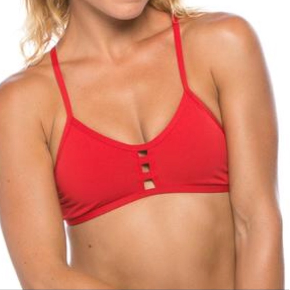 JOLYN SWIM: TOMCAT TOP w/ cut outs